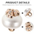 thumbnail image 3 of ADDHAT 10Ud Botones Para Camisas Perla Con Adorno De Moño Dorado Para Accesorios De Ropa Y, 3 of 6