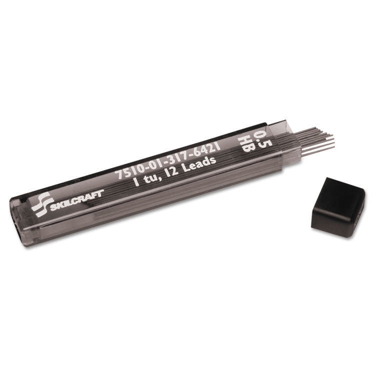 Skilcraft Lead Refill Mechanical Pencil .5 Mm 2 Hb Black 3176421