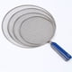 thumbnail image 2 of Tapa para wok con mango azul - Malla de acero inoxidable, a prueba de salpicaduras, para evitar derrames de aceite en la cocina, 2 of 2