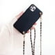 thumbnail image 1 of Funda de teléfono de cadena de pulsera de cuero con collar de cordón cruzado de lujo para iphone 13 11 12 14 Pro Max XR X XS 7 8 plus correa de cubierta Tan Jianjun unisex, 1 of 2