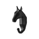 thumbnail image 1 of Toystoory Gancho para llaves con cabeza de Animal, resistente y duradero, de resina, para una fácil organización, buenos ganchos decorativos Decoración del hogar caballo negro), 1 of 6