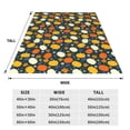 thumbnail image 3 of Salouo Autumn Pumpkin Maple Leaf Plants Print Bed Blankets,Flannel Blanket Comfortable Air Conditioning Blanket Lightweight Blanket for Sofa Bed Travel & Couch -60"x50", 3 of 8