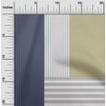 thumbnail image 2 of oneOone Cotton Silk Gray Fabric Stripes Fabric For Sewing Printed Craft Fabric By The Yard 42 Inch Wide, 2 of 4