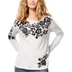 thumbnail image 1 of INC Sudadera bordada para mujer, gris, mediana, 1 of 2