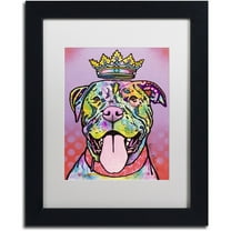 Trademark Fine Art "Imperial" Canvas Art by Dean Russo, White Matte, Black Frame