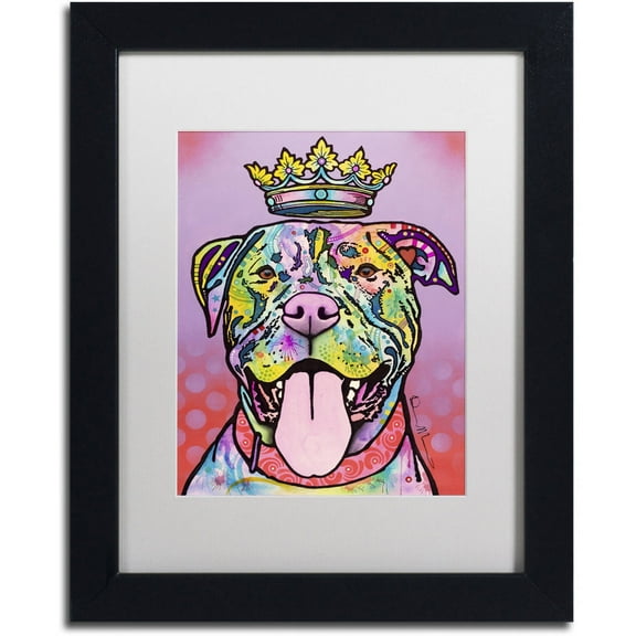 Trademark Fine Art "Imperial" Canvas Art by Dean Russo, White Matte, Black Frame