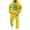 Yellow*, variant on RUTAYY Men's Outfits Casual Letter Print Long Sleeve Comfortable Daily Wear Outdoor Relaxed Fit Spring Winter Fashion Travel Sets
