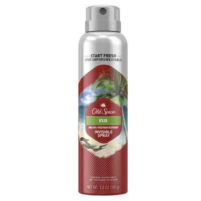 Old Spice Invisible Spray Antiperspirant and Deodorant for Men, Fresher Fiji, 3.8 Oz