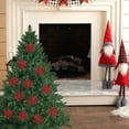 thumbnail image 6 of Wadada 12pcs Red Snowflakes Ornaments-Christmas Tree Decor, Hanging Snowflake Decor for Christmas Tree Decor, Plastic Glitter Snow Flakes Ornaments for Christmas Indoor Winter Wonderland Decor, 6 of 6
