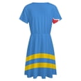 thumbnail image 5 of Flag of Aruba Dress Summer Street Style Dresses Female Short Sleeve Printed Sundress, 5 of 7