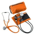 thumbnail image 2 of MABIS MatchMates Aneroid Sphygmomanometer and 31" Sprague Rappaport Stethoscope Combination Manual Blood Pressure Kit with Calibrated Nylon Cuff and Oversized Carrying Case, Adult Orange, 2 of 8