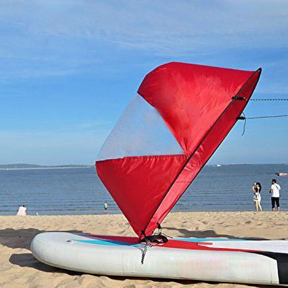 Portable 42 '' Downwind Wind Paddle Popup Kayak Canoe Sail Wind Kayak Part Sport 