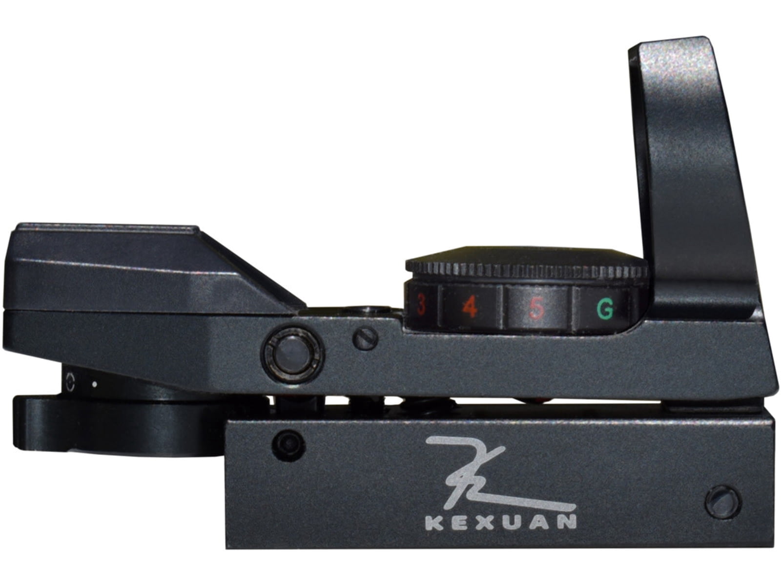 Kexuan Mini Reflex Sight, Red/Green Dot, 4 Reticle Styles, Picatinny Mount, Black