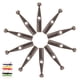 thumbnail image 2 of 10 Uds. Cuentas traseras de paraguas plegables, cuentas traseras de paraguas de repuesto, cubiertas de hueso de paraguas de Metal, 2 of 5