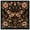 Black Frame, variant on Embroidered Whimsy Canvas Folk Art Prints by Art Remedy, Gallery Wrapped, 12" x 12"