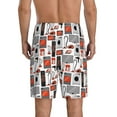 thumbnail image 4 of Lsque Modern Life Mens Sleep Pajama Shorts,Short Pajama Pants, Cotton Ultra-Soft Knit-XX-Large, 4 of 9