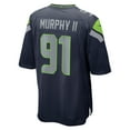 thumbnail image 3 of Men's Nike Byron Murphy II College Navy Seattle Seahawks  Player Game Jersey, 3 of 6