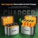 thumbnail image 2 of Pilas recargables AAA Mupoer de 1100 mAh, 16 unidades con caja, 2 of 6