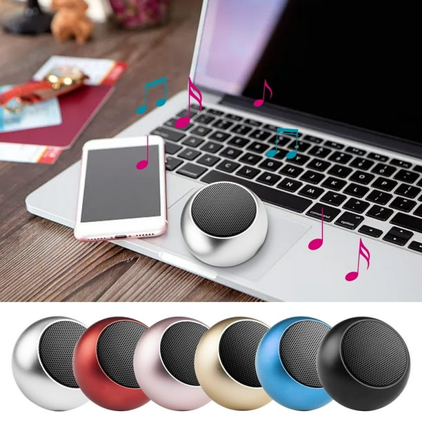 Altavoz retro Bluetooth inalámbrico portátil mini sistema de sonido | Estéreo 360° | Larga duración de batería | Uso interior y exterior | Resistente al agua | Regalo para hombres y mujeres | USB TF