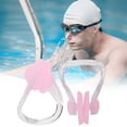 thumbnail image 3 of Swimming Nose Clip, 2 Pcs Silicone Soft Swim Training Nose Protector With Box For Adults Kid, 3 of 8