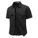 thumbnail image 1 of Ceisia Men Fashion Casual Short Sleeve Turndown Collar Button Front Versatile Gift Daily Work Party Blouse Shirt Top, 1 of 6
