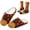 Autumn Pumpkin, variant on FUIALDOLG Colorful Paw Print House Slippers Ankle Socks Indoor Slippers