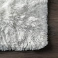 thumbnail image 4 of nuLOOM Latonia Silken Shag Area Rug, 8', Pearl White, 4 of 4