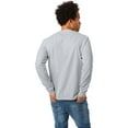 thumbnail image 5 of Hanes Men's and Big Men's Authentic Long Sleeve Tee, up to Size 3XL, 5 of 13