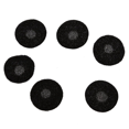 thumbnail image 2 of 600 almohadillas de repuesto para auriculares de esponja negra, 2 of 5