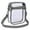 G, variant on Clear PVC Crossbody Bag - Stadium Approved 20x15cm Transparent Shoulder Bag for Men/Women - Adjustable Strap (11.5-23") with Front Pocket