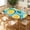 Blue Lemon, variant on ARTSLION Elastic Tablecloth For Oval Tables, Waterproof Tablecover For Up To 60x84in Oval Table Cover, Dining Tablecover For Indoor And Outdoor, Holiday, Lemon