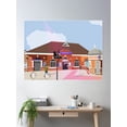 thumbnail image 2 of Forest Gate Station Poster Wall Art, Modern Wall Decor, 12x18 UNFRAMED, 2 of 3