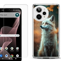 Phone Case for ATT Verge 2 5G, with Screen Protector, by OneToughShield - Fox Autumn