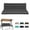 dark gray, variant on HONEY HOME Outdoor Swing Cushion with Tie and Memory Foam, 2/3 Seater Replacement Glider Cushion for Porch Bench