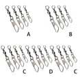 thumbnail image 4 of Toystoory * 100 piezas, conector giratorio de pesca, rodamiento, anzuelo rodante, herramientas a presión, accesorio de aparejo, componente de Pescar en forma de B 37 mm, 4 of 6