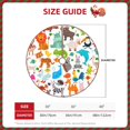 thumbnail image 2 of Lukts Animals Print Color Life Christmas Tree Skirt, Winter Holiday Tree Mat Decoration ,Can be Used as A Shawl-36", 2 of 6