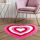 thumbnail image 1 of Alfombra de baño JarthenaAMCS con forma de corazón rojo y rosa para el día de San Valentín, 1 of 7