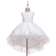 thumbnail image 1 of Vestido de cola para niños, sin mangas, de encaje, de color sólido, para niñas grandes, vestido de princesa para actuación en el escenario, 1 of 6