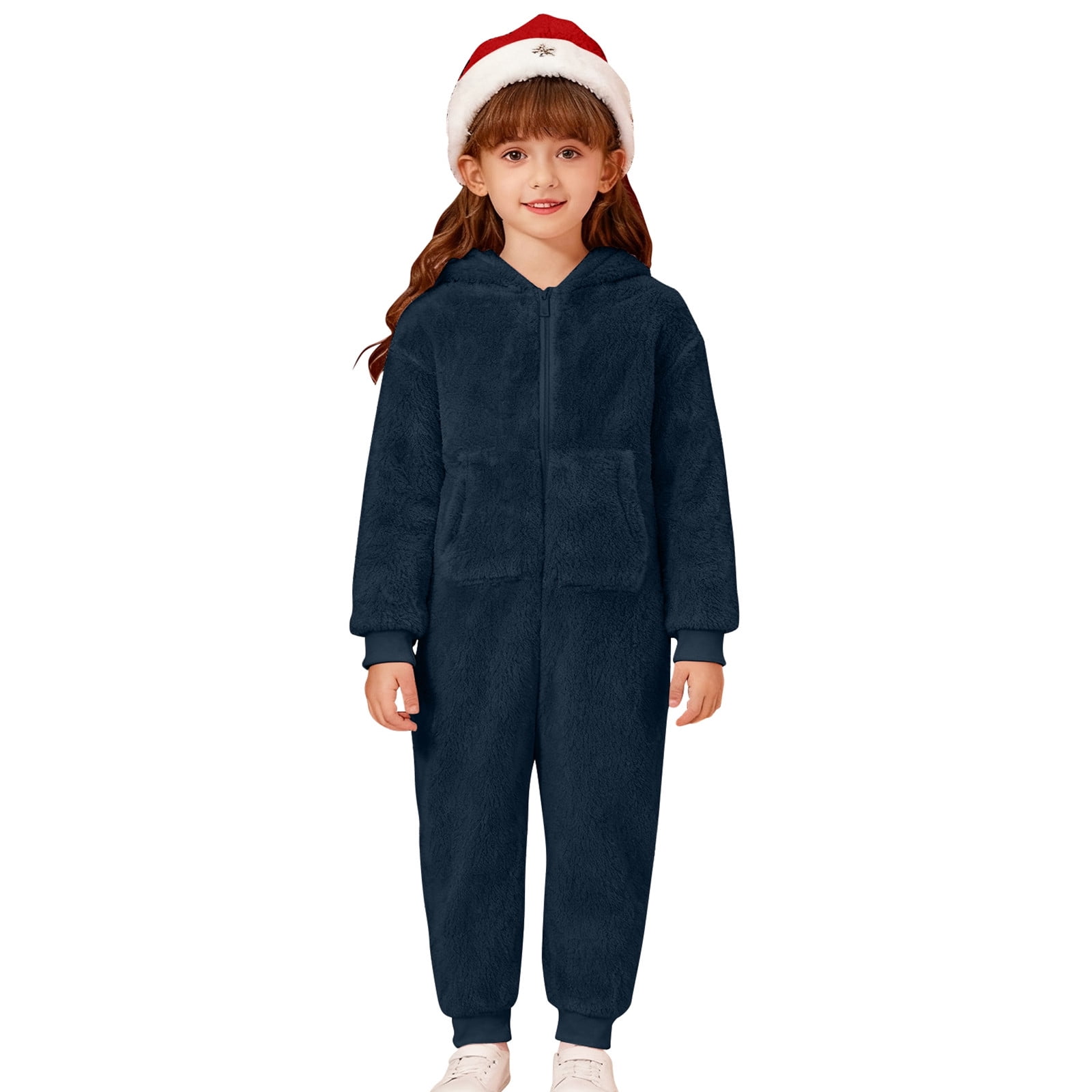 RTKFRFLM Boys Winter Jumpsuit, Hooded One-Piece Romper with Lining for Kids