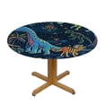 thumbnail image 3 of HAOXIT Party Decorations- Tablecloth,Blue Neon Table Cover for Kids Birthday Party, Dinosaur Party Decorations, Dino Birthday Decorations 54-58, 3 of 8