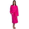 thumbnail image 1 of TowelSelections Women's Kimono Robe Turkish Cotton Soft Terry Bathrobe X-Small/Small Hot Pink, 1 of 2
