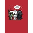 thumbnail image 2 of Men's Star Wars Christmas Boba It's Cold Outside  Pull Over Hoodie Red 3X Large, 2 of 4