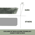 thumbnail image 2 of Koville Luxury Marble Granite Cutting Board for Kitchen,Rectangle, 16*12in, Twister Green, 2 of 7