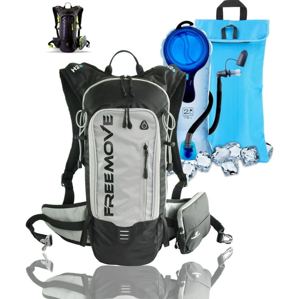Mochila de hidratación FREEMOVE de 2 litros con bolsa térmica