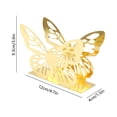 thumbnail image 3 of Home Tissue Shelf Western Restaurant Hotel Desktop Napkin Shelf Iron Hollow Metal Tissue Shelf, 3 of 6