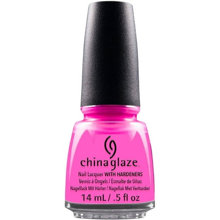 China Glaze Nail Lacquer With Hardeners Shocking Pink 5 Fl Oz China Glaze Nail Lacquer With Hardeners Shocking Pink 5 Fl Oz