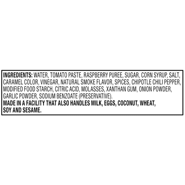 bettergoods Raspberry Chipotle BBQ Sauce, 18 oz