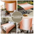 thumbnail image 6 of Orange Ombre Large Tapestry for Bedroom Wall Hanging Tapestry, Modern Gradient Abstract Art Ceiling Backdrop Tapestries Poster Blanket Wall Decor for Teens Room Living Room Dorm 85" x 90", 6 of 8