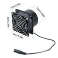 thumbnail image 3 of 3800RPM 12V Bathroom Extractor Fan Ventilation Extractor Fan Ventilator for Humidity Elimination Kitchen Bathroom, 3 of 8