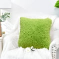 thumbnail image 4 of 2 fundas de almohada de felpa, fundas de almohada de felpa, suaves y cómodas, fundas de cojín de color sólido, 4 of 5